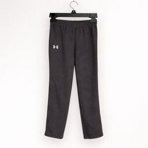 Under Armour Boys Joggers Size 6 Gray Athletic Pants Kids EUC